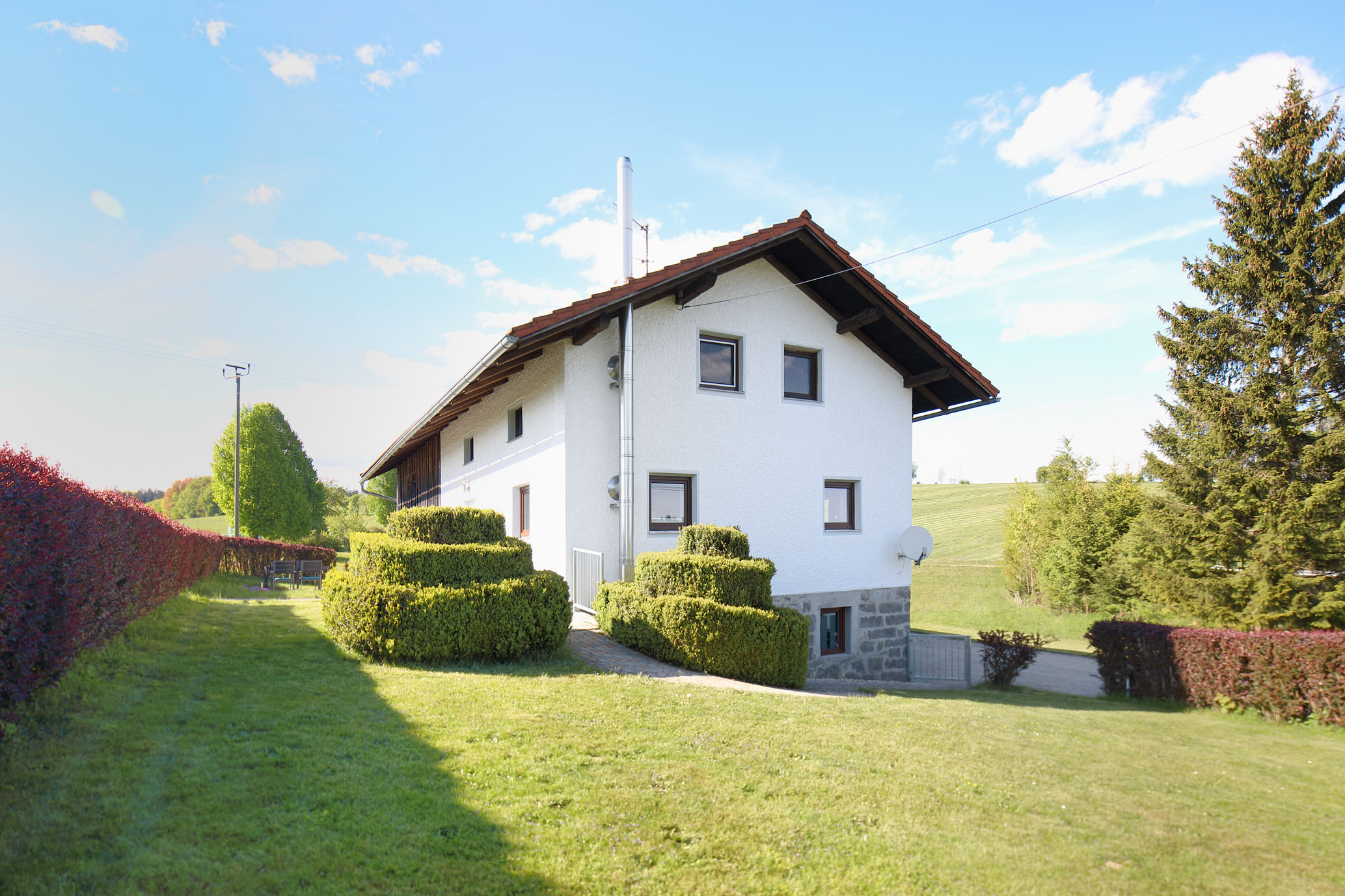 Ferienhaus Kreuzbergblick Bayerischer Wald Außenansicht 3 Fotografin Antje Nessler